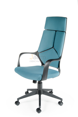 Кресло IQ CX0898H черно-голубое